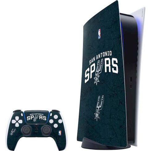 NBA San Antonio Spurs Distressed PS5 Digital Edition Bundle Skin